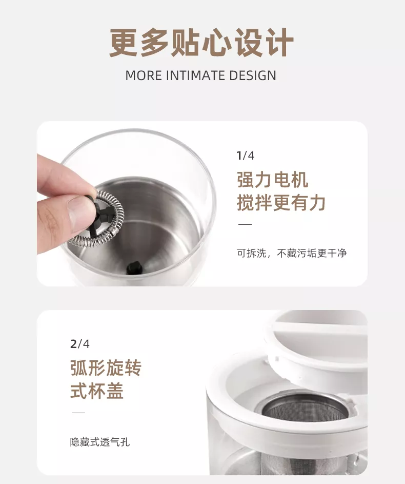 I-Electric Home Coffee Milk Frother heater